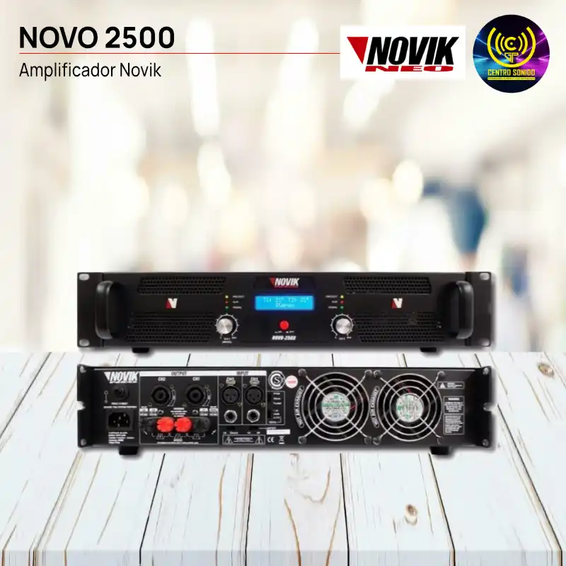 amplificador novik novo 2500