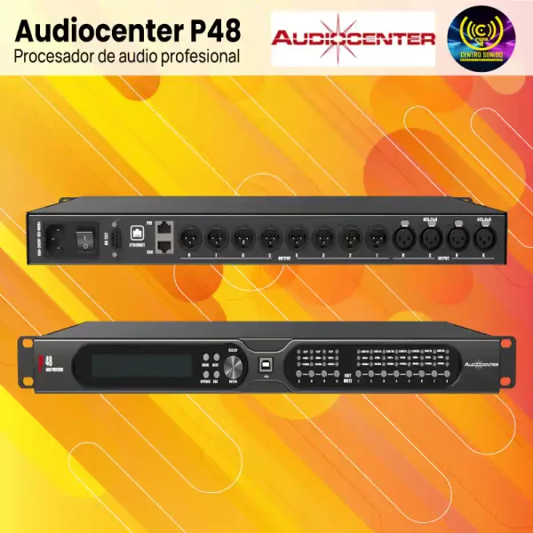 procesador de audio profesional audiocenter p48