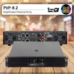 amplificador potencia pvp 8.2 pro dj