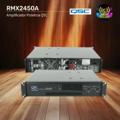 amplificador rmx2450a qsc