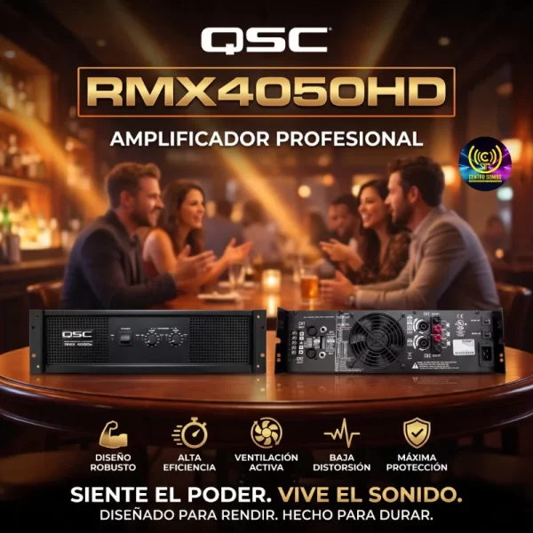 amplificador rmx4050hd qsc