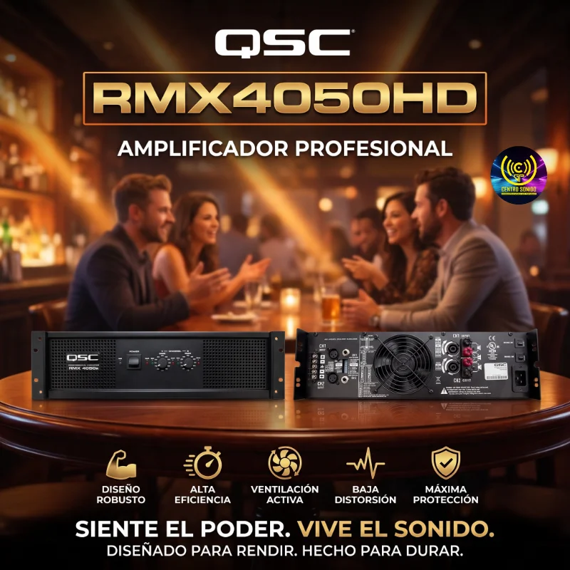 amplificador rmx4050hd qsc