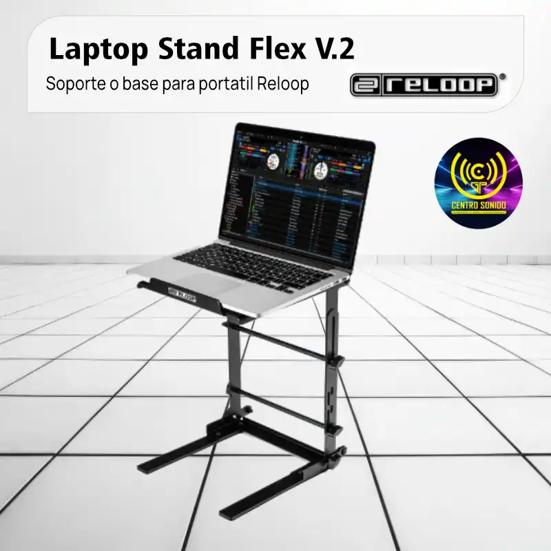 soporte laptop stand flex v.2 reloop