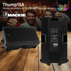 mackie thump15a altavoz alimentado de 1300 w de 15 pulgadas