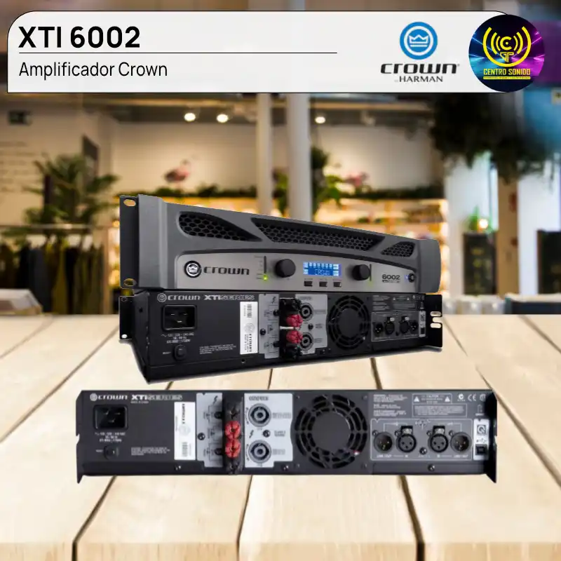 amplificador crown xti 6002