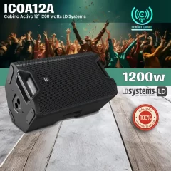 icoa12a activa 12pulgadas coaxial ld systems 1200watt