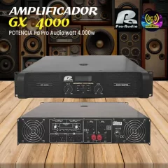 gx4000 pa proaudio de 4000watt