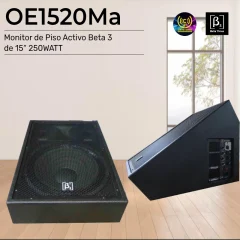 monitor de piso activo oe1520ma beta 3 de 15“ 250watt