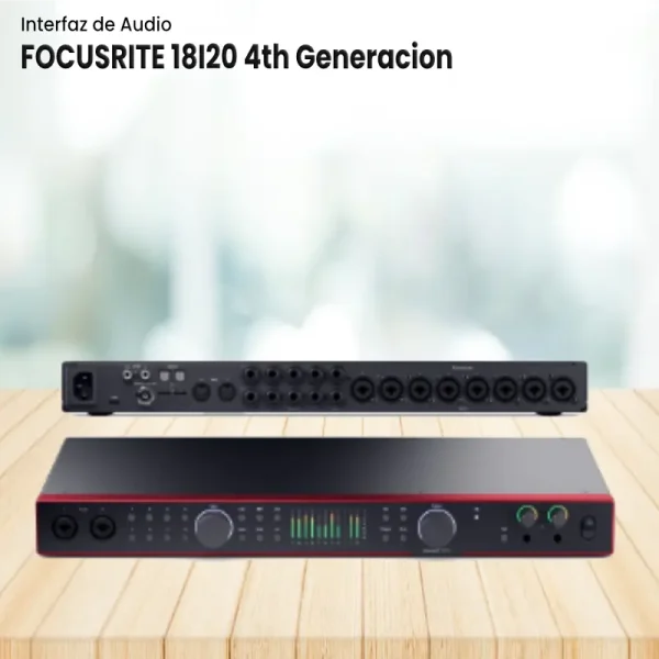 focusrite 18i20 4th generacion interfaz de audio
