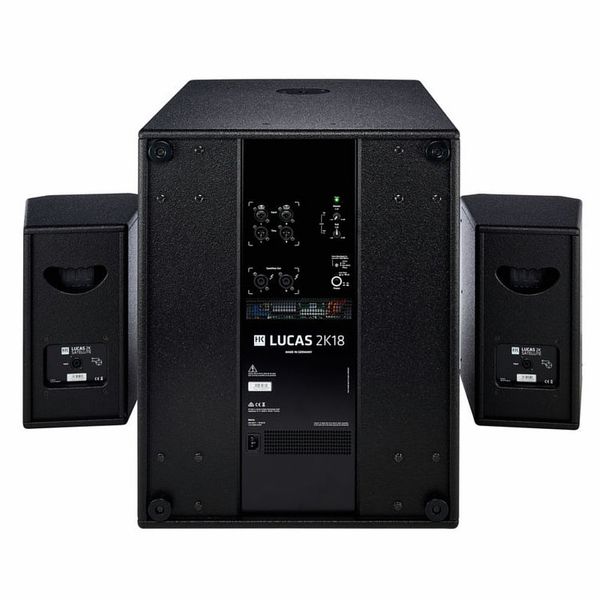 hk audio lucas 2k18 sistema estéreo activo para dj móviles