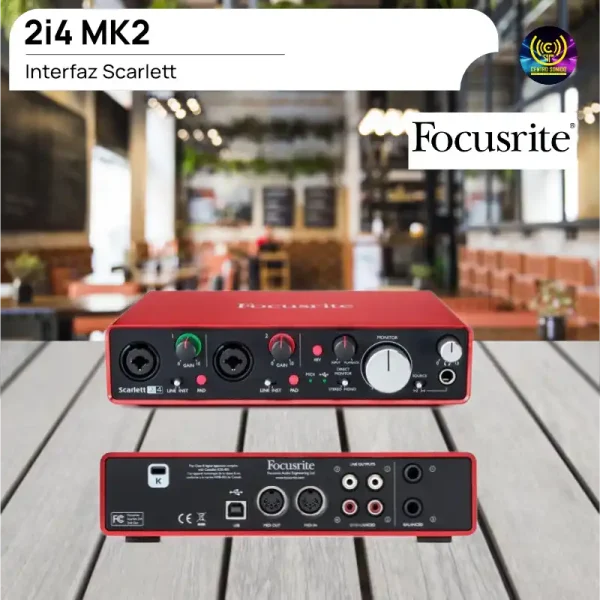 interfaz scarlett 2i4 mk2