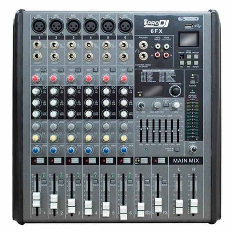 consola analoga prodj 6fx