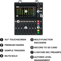 mackie mezclador digital dlz creator de 12 canales
