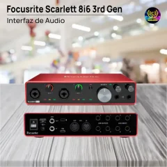 focusrite scarlett 8i6 3rd gen interfaz de audio