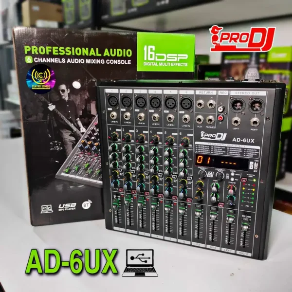mezclador mixer ad6ux prodj
