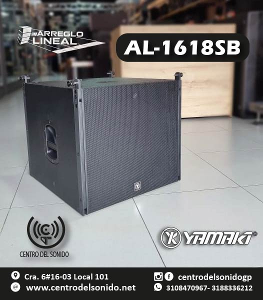 subwoofe yamaki activo de 18 pulgadas