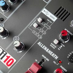 allen & heath zedi 10 mezclador compacto híbrido / interfaz usb de 4x4