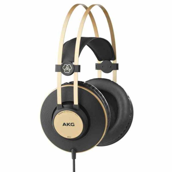k92 akg audífonos para estudio negro/dorado