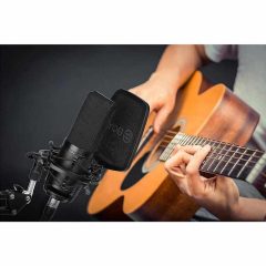 micrófono condensador de gran diafragma boya by m1000