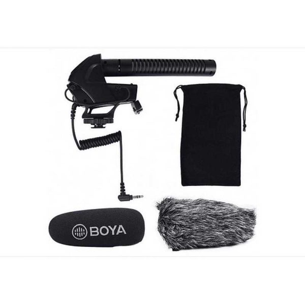 boya by bm3030 micrófono shotgun direccional