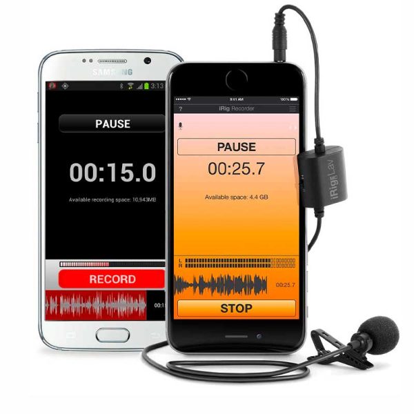 micrófono de solapa irig mic lav de ik multimedia