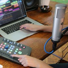 interfaz de audio de dos canales iostation24c