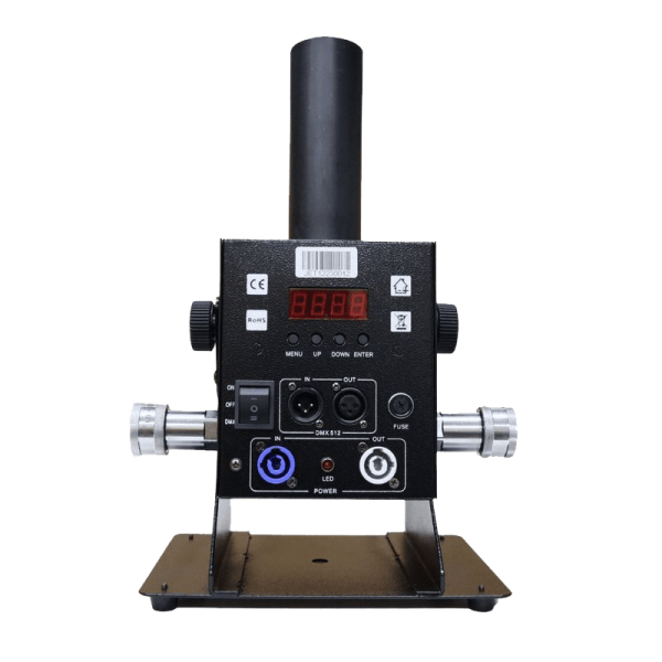 jet12 máquina de chorro de co2 con 12 leds rgb (pantalla digital)