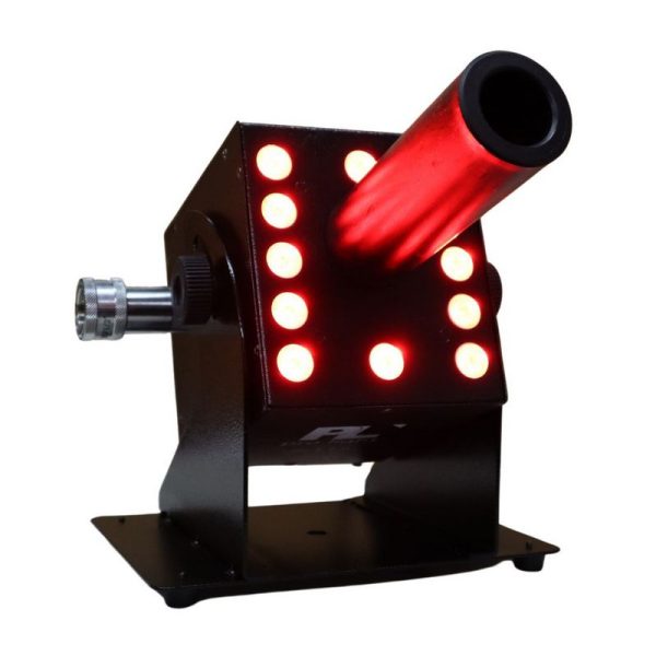 jet12 máquina de chorro de co2 con 12 leds rgb (pantalla digital)