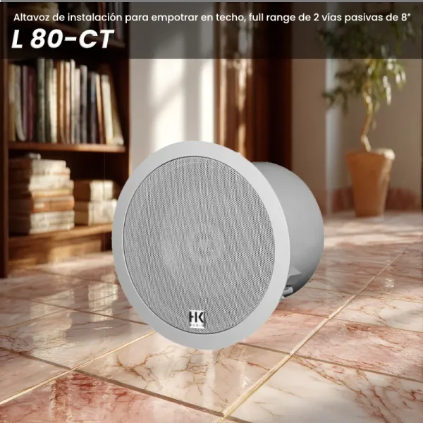 altavoz de instalación para empotrar en techo