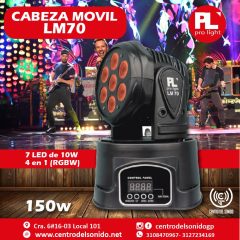 mini cabeza móvil lm70 pl pro light (copia)