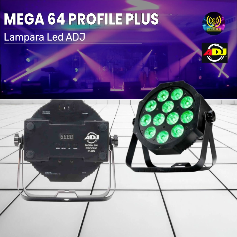 lámpara led mega 64 profile plus adj