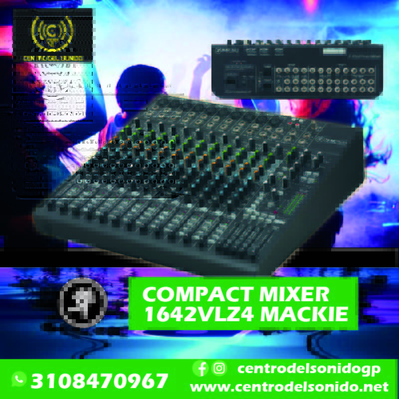 mezclador analÓgico mackie 1642vlz4