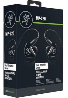 mackie mp 220 auriculares intrauditivos de la serie mp con controladores duales