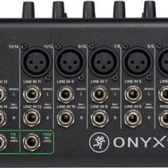 mackie onyx12 mezclador analógico prémium de 12 canales con usb