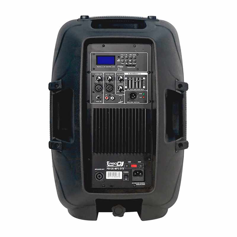 combo cabina activa de 12″ prodj pb12e mp3 sys