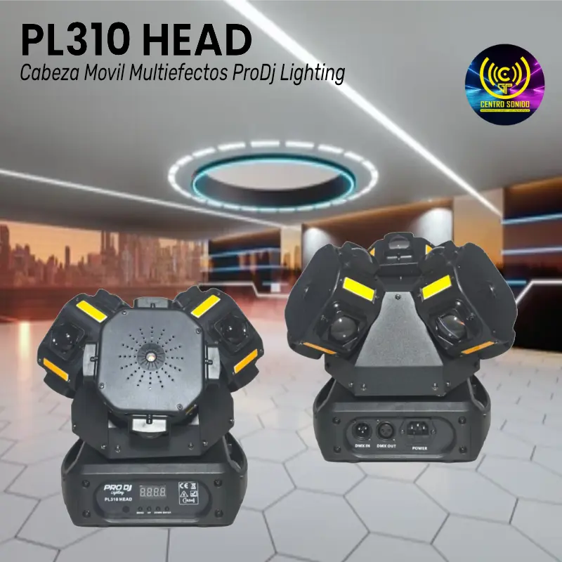 cabeza movil multiefectos pl310 head prodj lighting