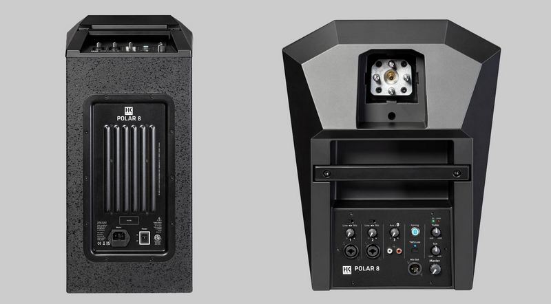 hk audio polar 8 sistema de columna 1200w