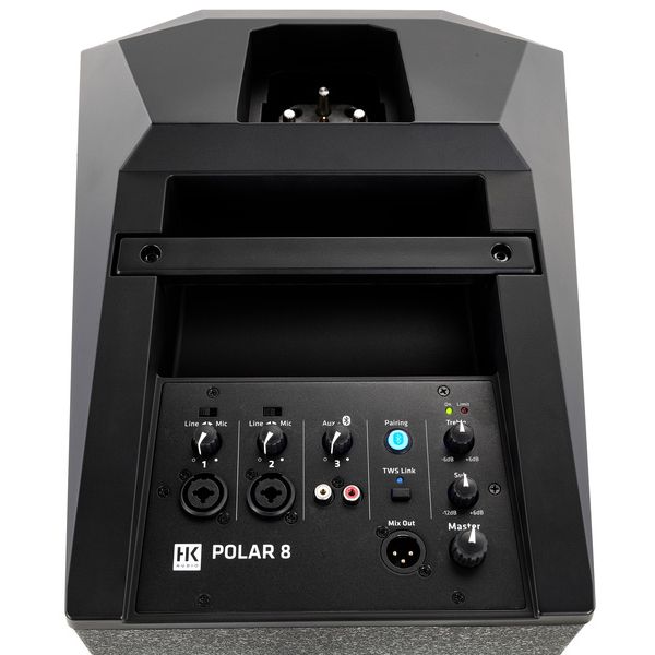 hk audio polar 8 sistema de columna 1200w