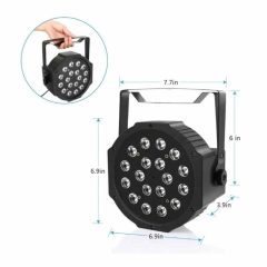 par pl 181 rgb pro dj lighting rgb 18x1w dmx reflector escenario