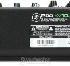 mezclador analógico profx10v3 mackie usb