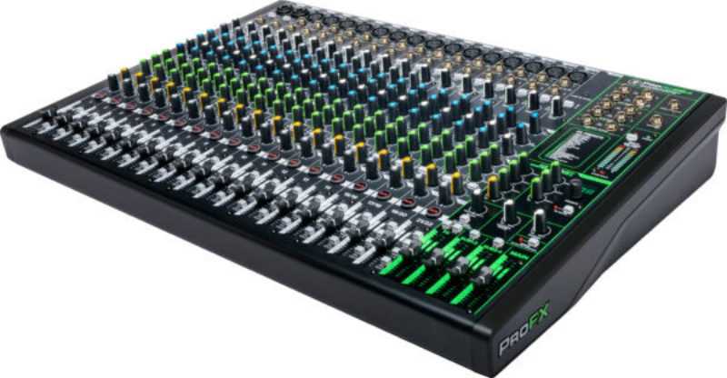 mackie profx22v3 – 22 canales 4 bus con usb y efectos.