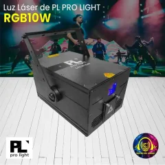 luz láser rgb10w de pl pro light