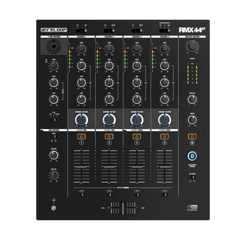 rmx 44 bt mixer reloop 4 canales con bluetooth 0000 rmx 44 bt reloop