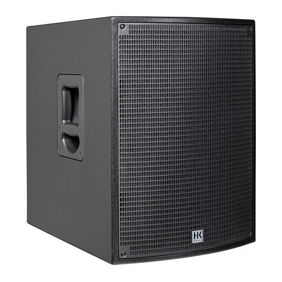 subwoofer activo sonar 115 sub d hk audio 1500w