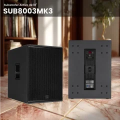 subwoofer activo de 18" rcf sub8003mk3