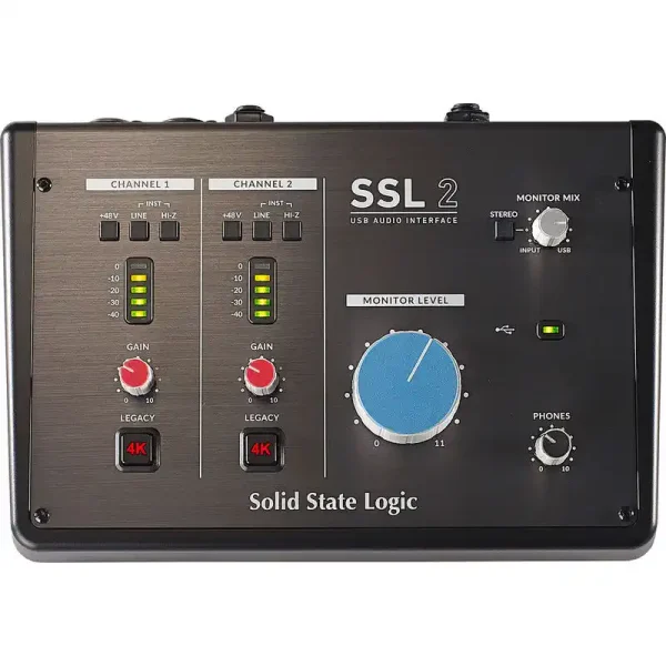 interfaz de audio ssl2 solidstage logic