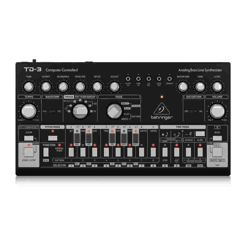 sintetizador análogo td3 bk behringer