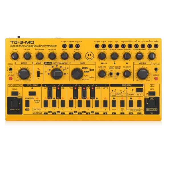 sintetizador análogo d bajos behringer td 3 mo am