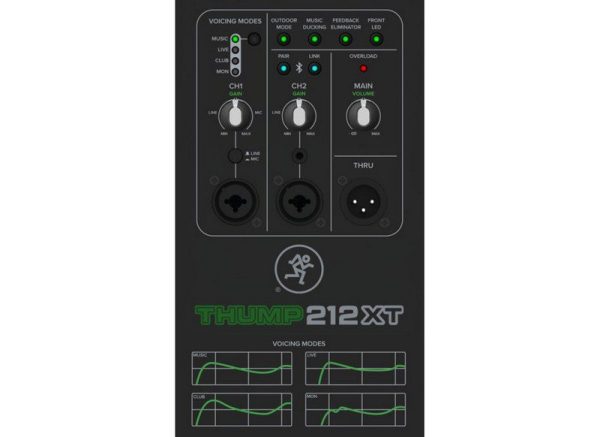 mackie thump 212xt cabina activa 12" 1400w
