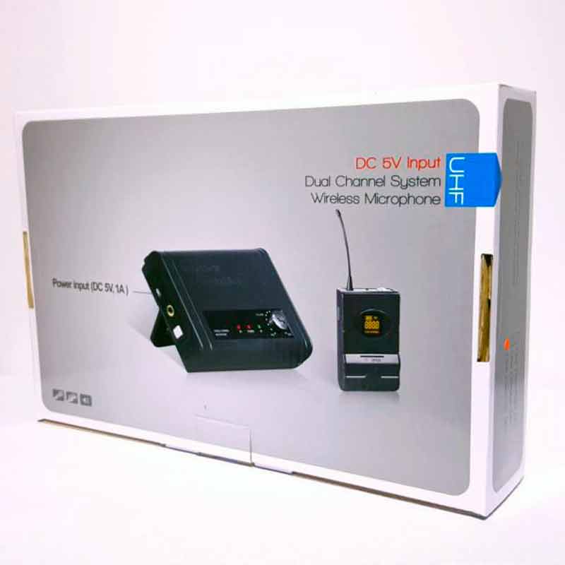 microfono inalámbrico uhf jru 100/pt